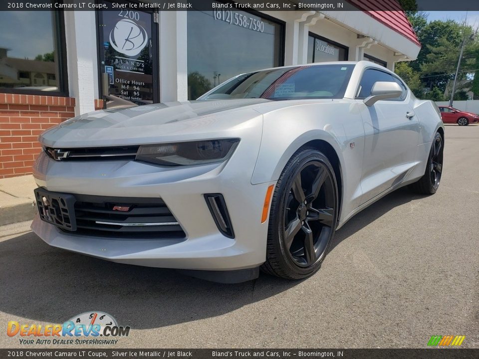 2018 Chevrolet Camaro LT Coupe Silver Ice Metallic / Jet Black Photo #2