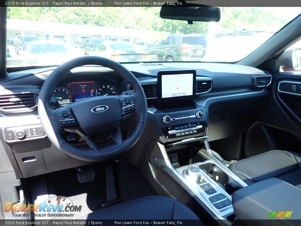 2020 Ford Explorer XLT Rapid Red Metallic / Ebony Photo #16