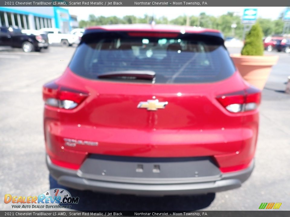 2021 Chevrolet TrailBlazer LS AWD Scarlet Red Metallic / Jet Black Photo #4
