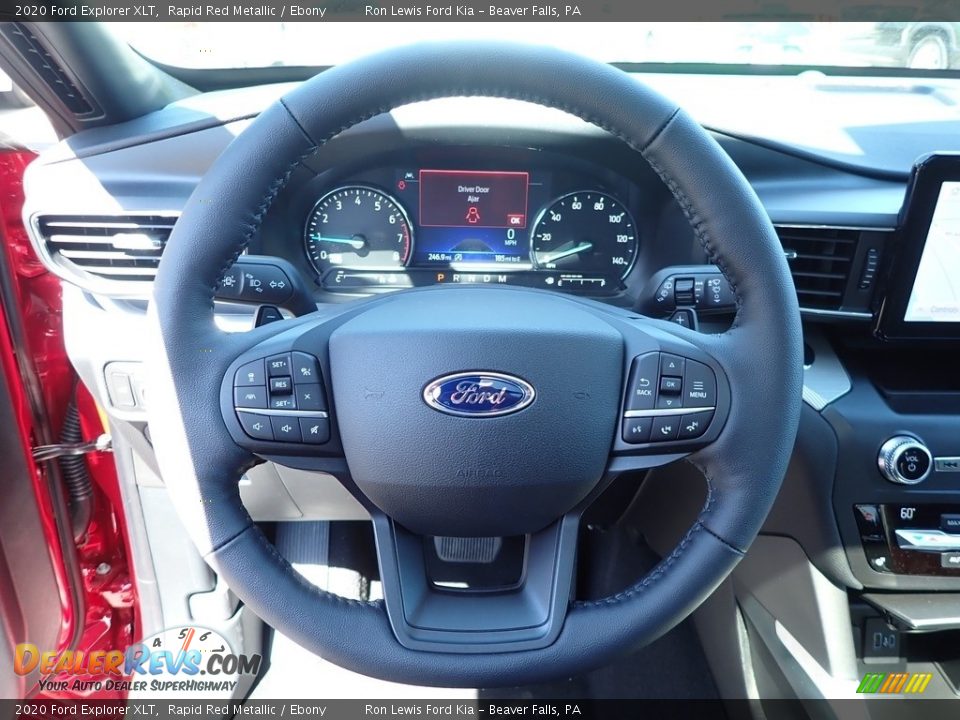 2020 Ford Explorer XLT Rapid Red Metallic / Ebony Photo #18