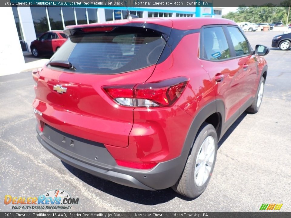 2021 Chevrolet Trailblazer LS AWD Scarlet Red Metallic / Jet Black Photo #5