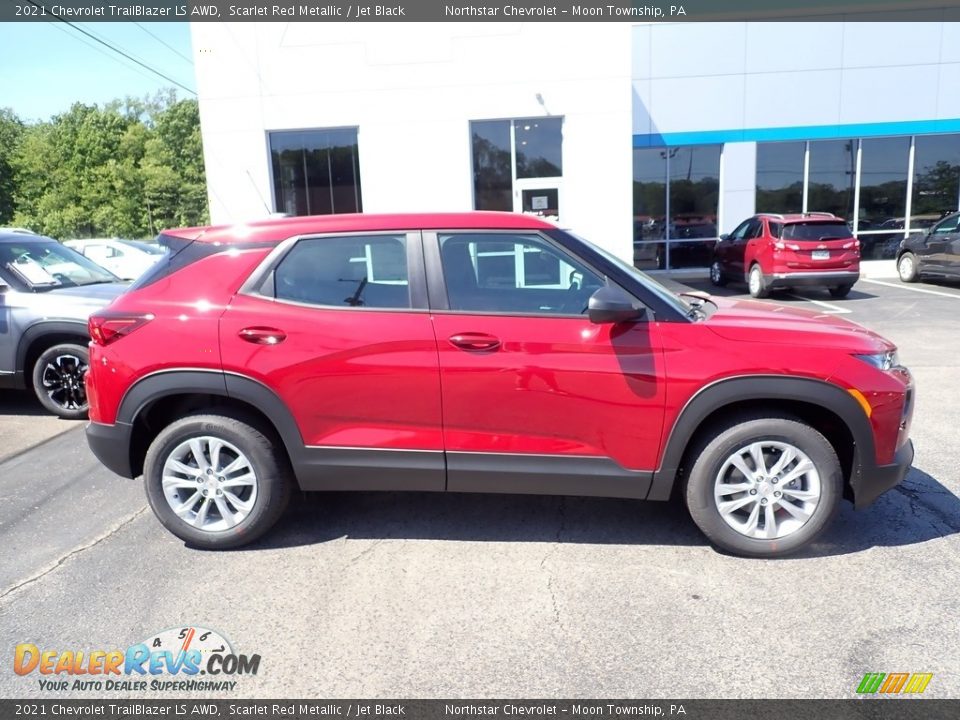 2021 Chevrolet TrailBlazer LS AWD Scarlet Red Metallic / Jet Black Photo #6