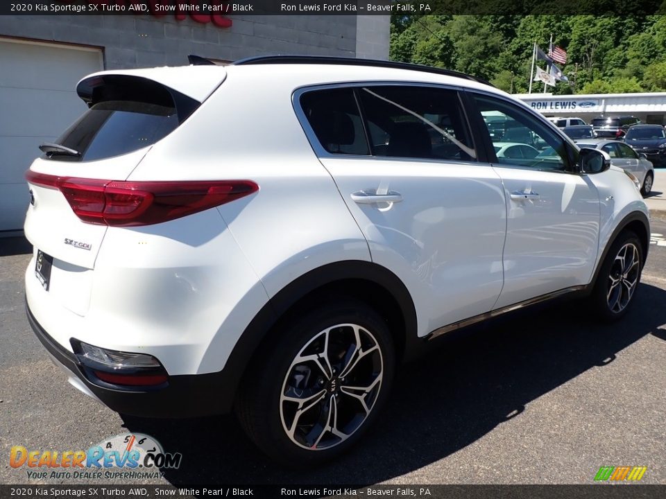 2020 Kia Sportage SX Turbo AWD Snow White Pearl / Black Photo #2