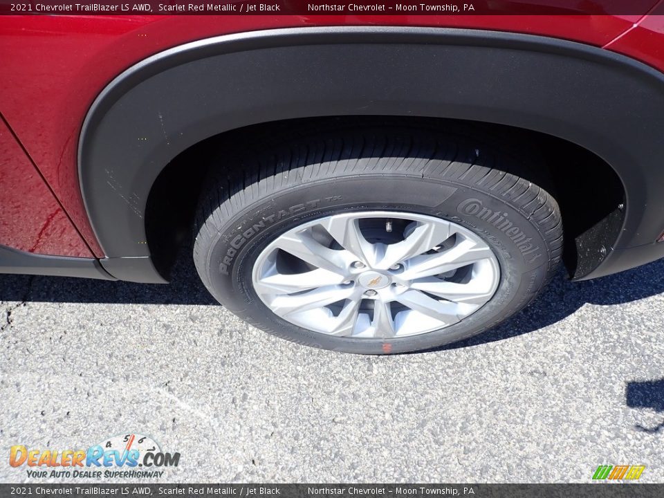 2021 Chevrolet TrailBlazer LS AWD Scarlet Red Metallic / Jet Black Photo #9