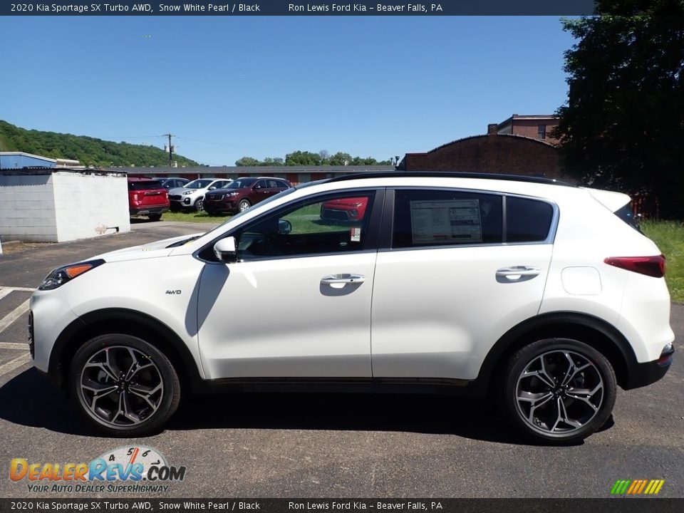 Snow White Pearl 2020 Kia Sportage SX Turbo AWD Photo #6