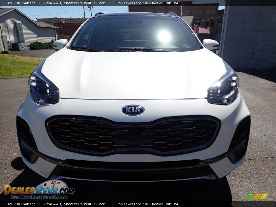 2020 Kia Sportage SX Turbo AWD Snow White Pearl / Black Photo #8