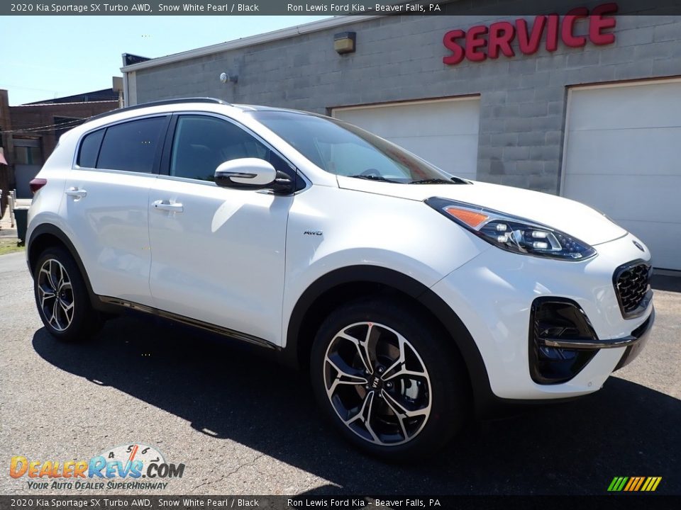 Snow White Pearl 2020 Kia Sportage SX Turbo AWD Photo #9