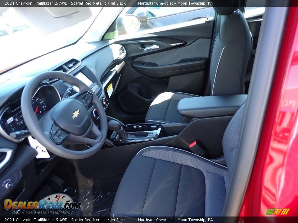 2021 Chevrolet TrailBlazer LS AWD Scarlet Red Metallic / Jet Black Photo #13