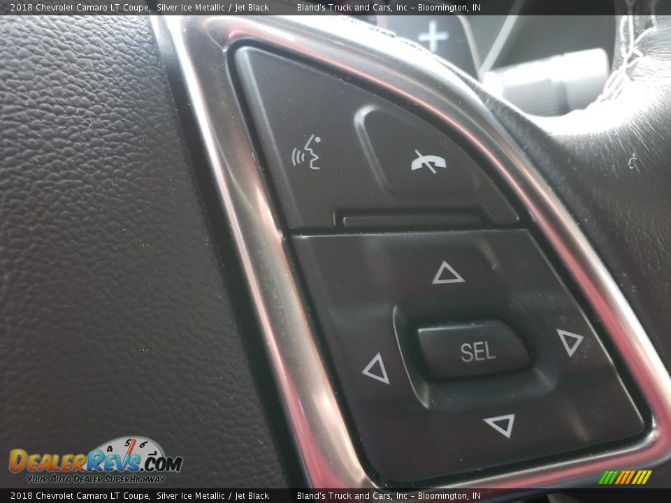 2018 Chevrolet Camaro LT Coupe Silver Ice Metallic / Jet Black Photo #13