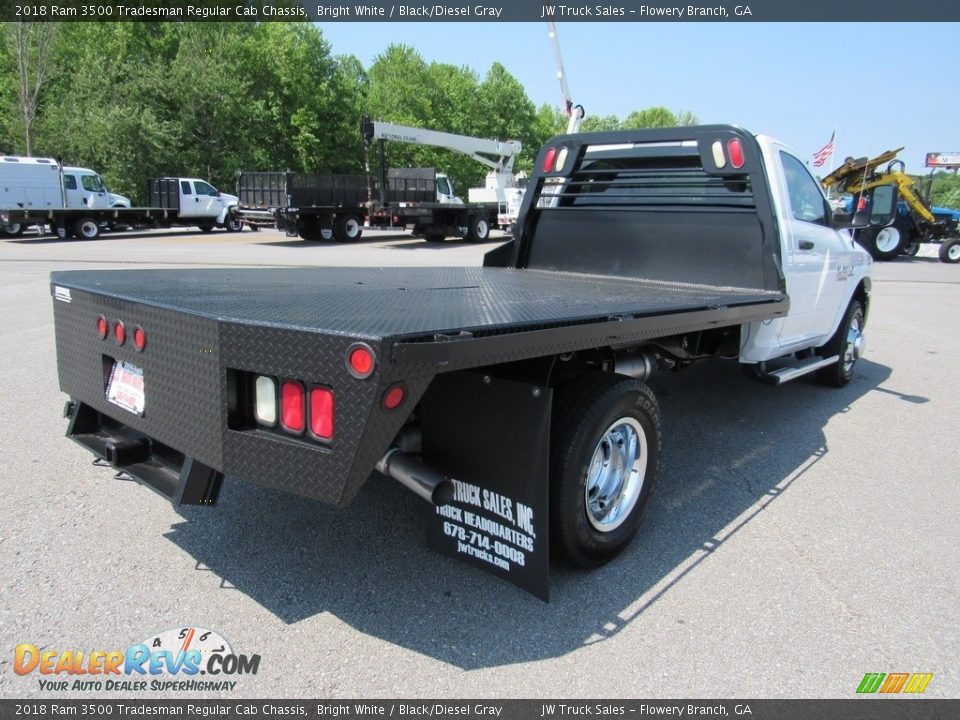 2018 Ram 3500 Tradesman Regular Cab Chassis Bright White / Black/Diesel Gray Photo #5