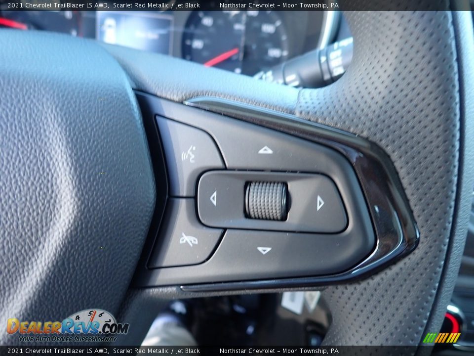 2021 Chevrolet TrailBlazer LS AWD Scarlet Red Metallic / Jet Black Photo #17