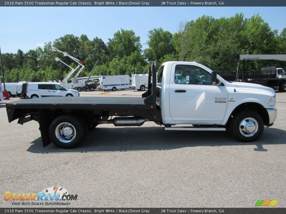 2018 Ram 3500 Tradesman Regular Cab Chassis Bright White / Black/Diesel Gray Photo #6