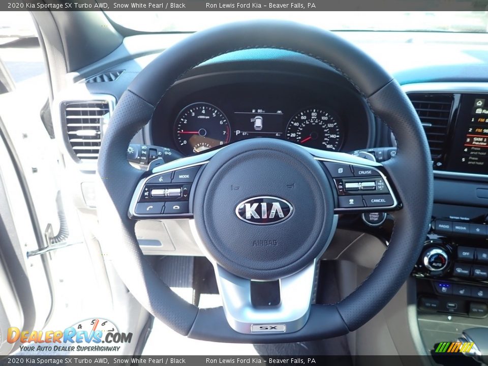 2020 Kia Sportage SX Turbo AWD Steering Wheel Photo #17
