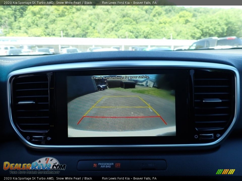 2020 Kia Sportage SX Turbo AWD Snow White Pearl / Black Photo #20