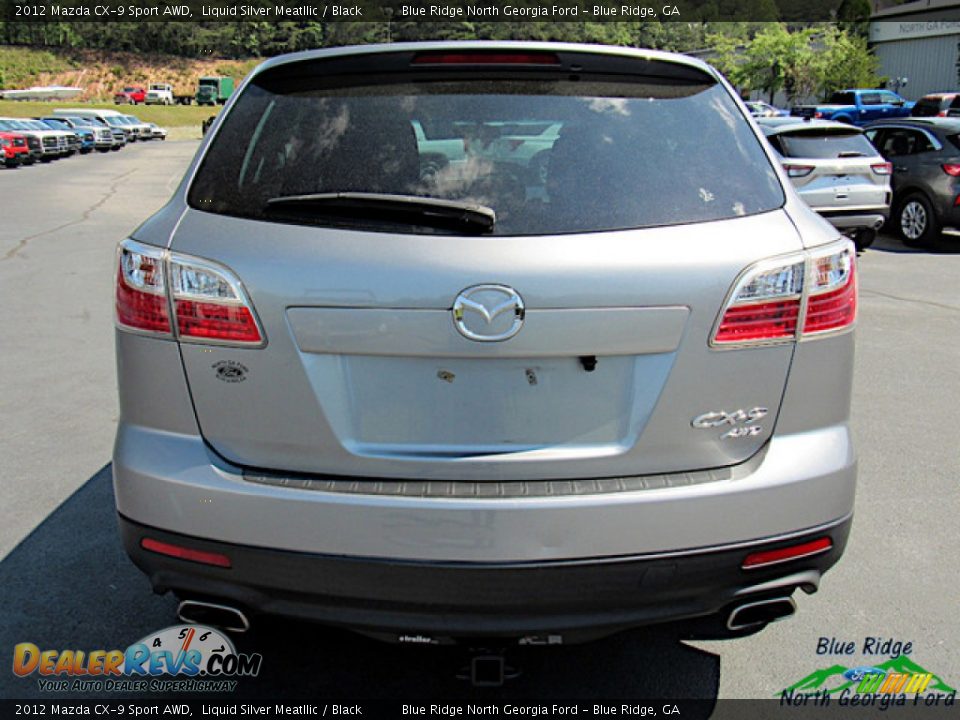 2012 Mazda CX-9 Sport AWD Liquid Silver Meatllic / Black Photo #4