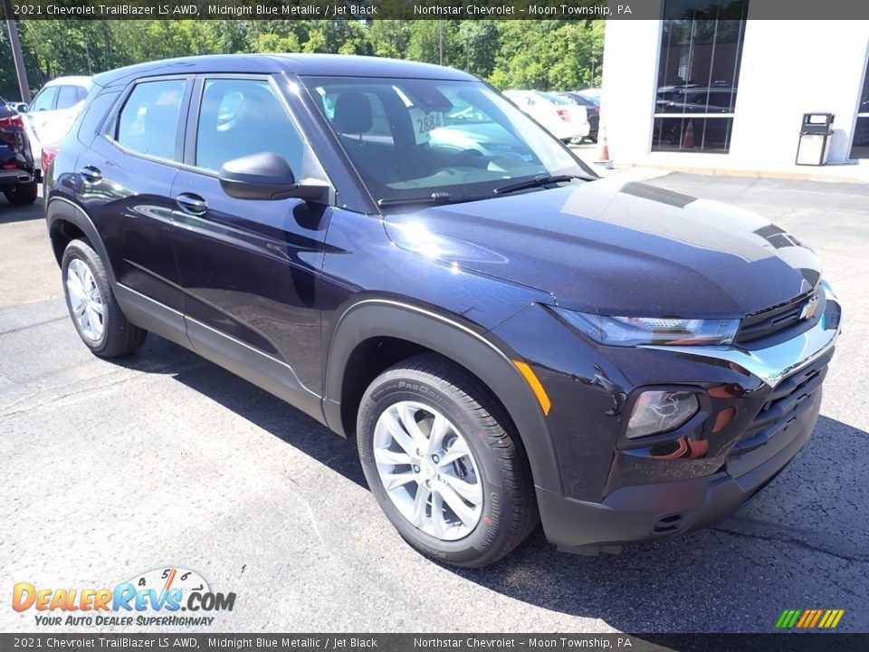 2021 Chevrolet TrailBlazer LS AWD Midnight Blue Metallic / Jet Black Photo #7