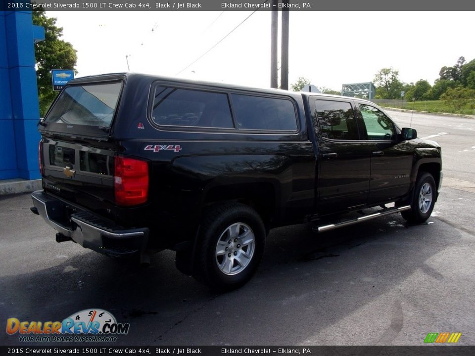 2016 Chevrolet Silverado 1500 LT Crew Cab 4x4 Black / Jet Black Photo #4