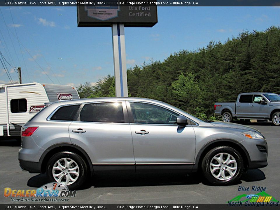 Liquid Silver Meatllic 2012 Mazda CX-9 Sport AWD Photo #6