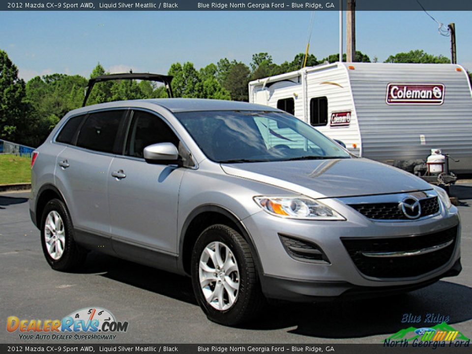 Front 3/4 View of 2012 Mazda CX-9 Sport AWD Photo #7