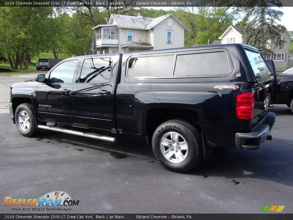 Black 2016 Chevrolet Silverado 1500 LT Crew Cab 4x4 Photo #6