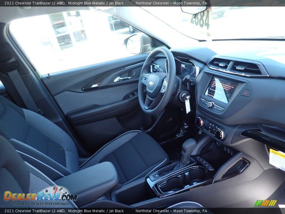 2021 Chevrolet TrailBlazer LS AWD Midnight Blue Metallic / Jet Black Photo #10