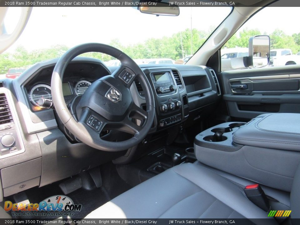 2018 Ram 3500 Tradesman Regular Cab Chassis Bright White / Black/Diesel Gray Photo #17