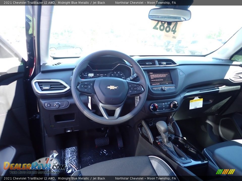 2021 Chevrolet TrailBlazer LS AWD Midnight Blue Metallic / Jet Black Photo #12