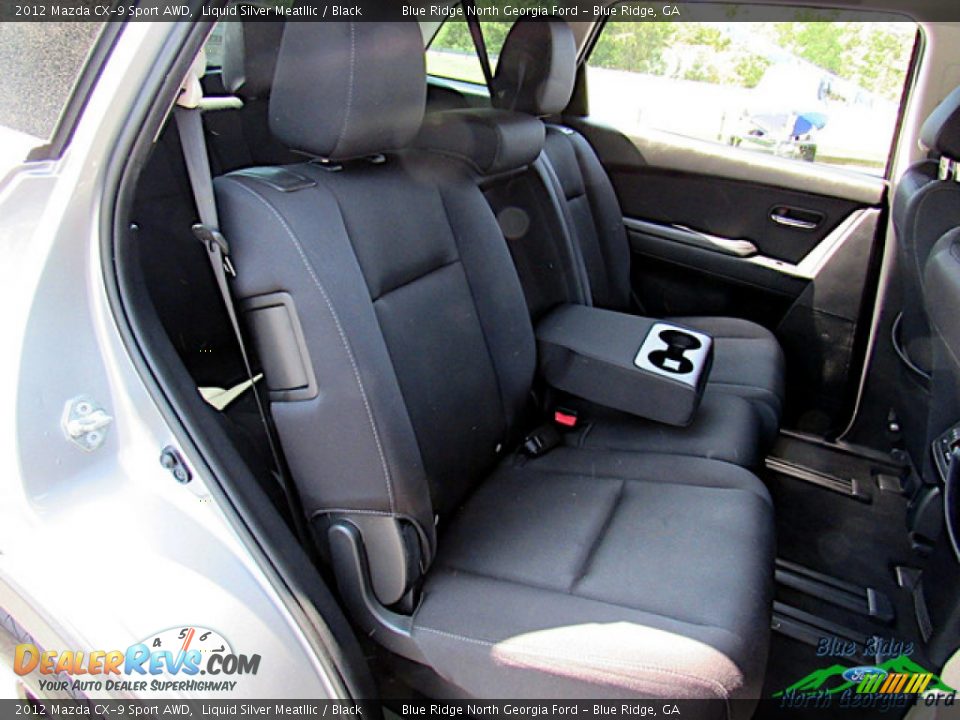Rear Seat of 2012 Mazda CX-9 Sport AWD Photo #12
