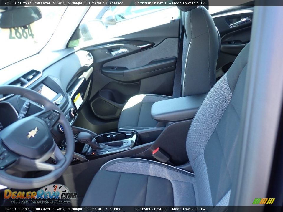 2021 Chevrolet TrailBlazer LS AWD Midnight Blue Metallic / Jet Black Photo #14