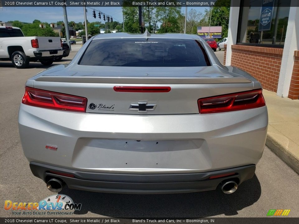 2018 Chevrolet Camaro LT Coupe Silver Ice Metallic / Jet Black Photo #34