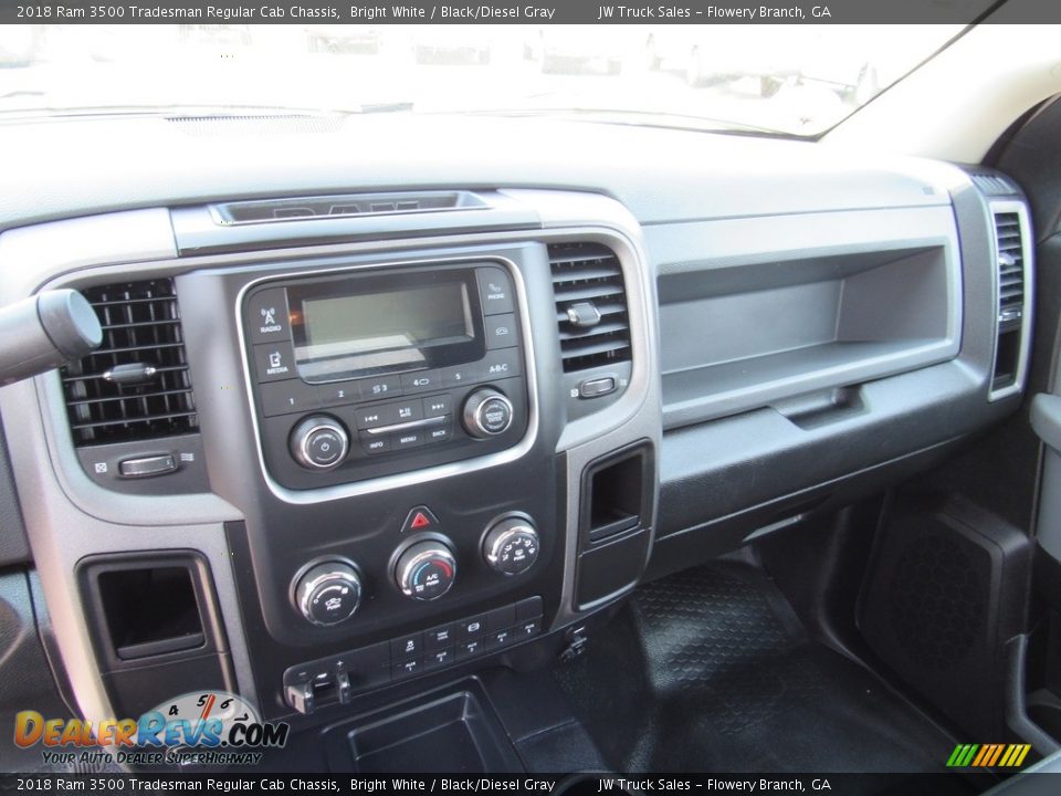 2018 Ram 3500 Tradesman Regular Cab Chassis Bright White / Black/Diesel Gray Photo #26