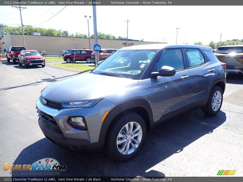 2021 Chevrolet Trailblazer LS AWD Satin Steel Metallic / Jet Black Photo #1