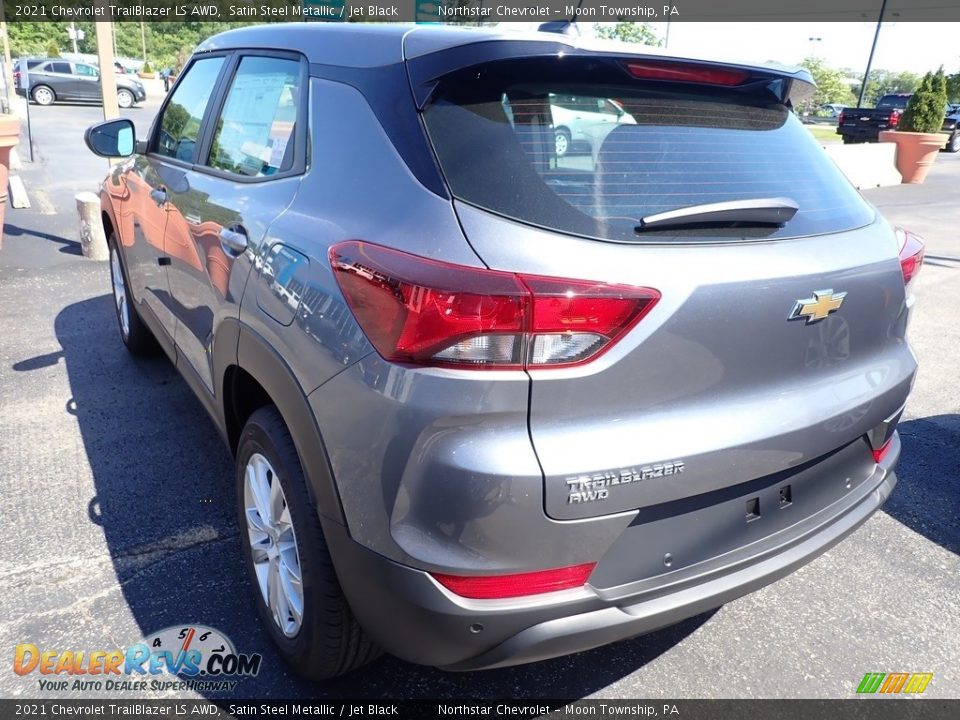 2021 Chevrolet TrailBlazer LS AWD Satin Steel Metallic / Jet Black Photo #4