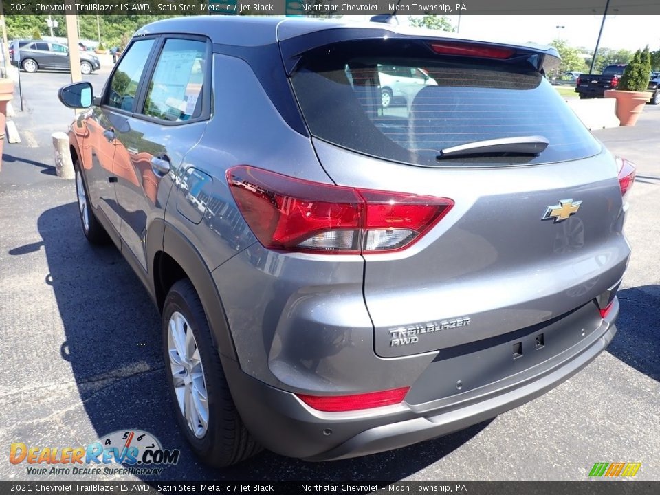 2021 Chevrolet Trailblazer LS AWD Satin Steel Metallic / Jet Black Photo #4