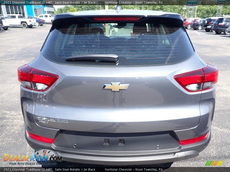 2021 Chevrolet Trailblazer LS AWD Satin Steel Metallic / Jet Black Photo #5