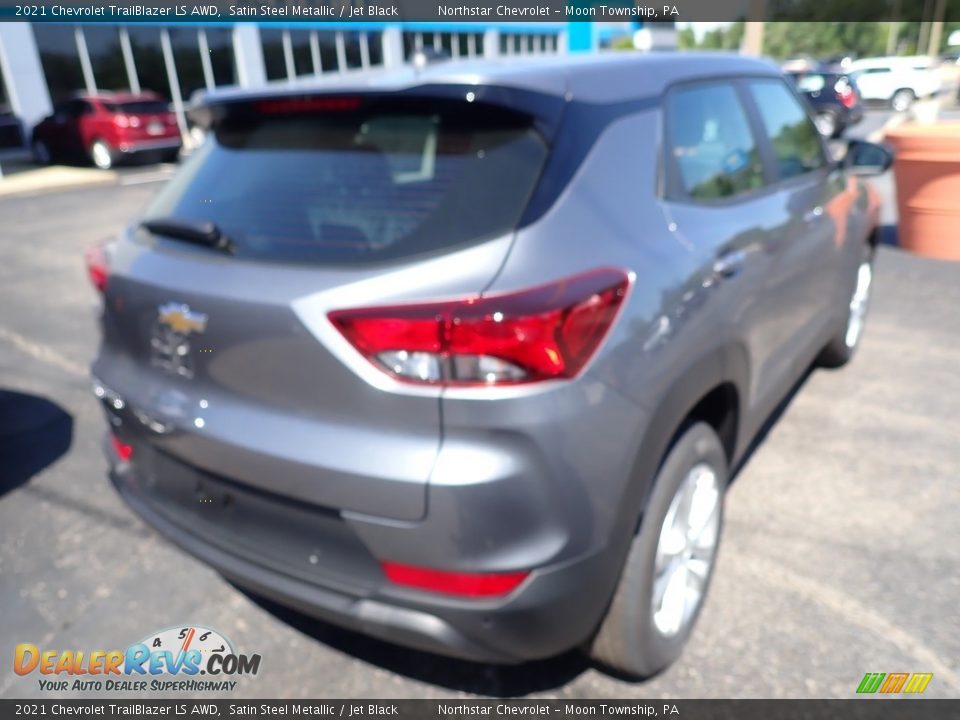 2021 Chevrolet Trailblazer LS AWD Satin Steel Metallic / Jet Black Photo #6