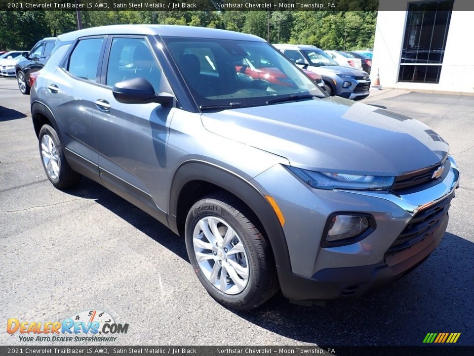 2021 Chevrolet TrailBlazer LS AWD Satin Steel Metallic / Jet Black Photo #8