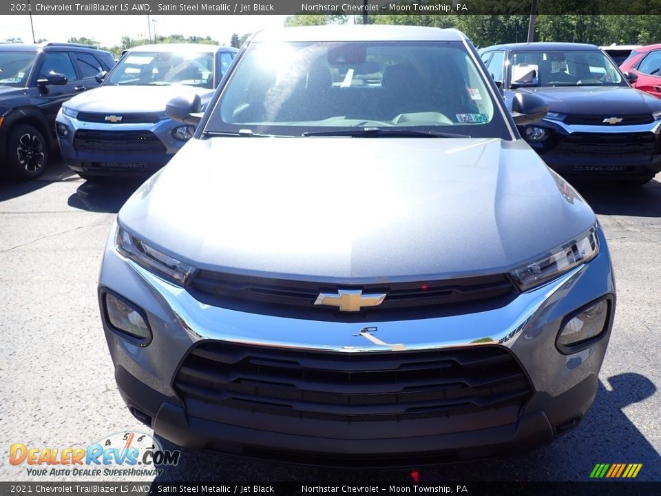 2021 Chevrolet Trailblazer LS AWD Satin Steel Metallic / Jet Black Photo #9