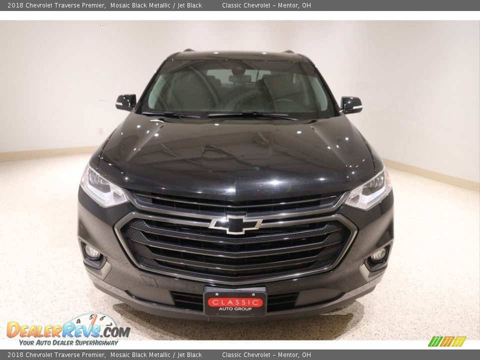 2018 Chevrolet Traverse Premier Mosaic Black Metallic / Jet Black Photo #2