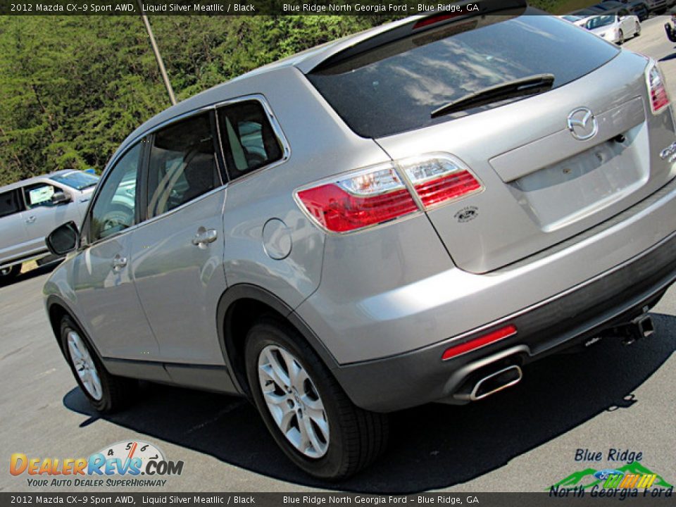 2012 Mazda CX-9 Sport AWD Liquid Silver Meatllic / Black Photo #33