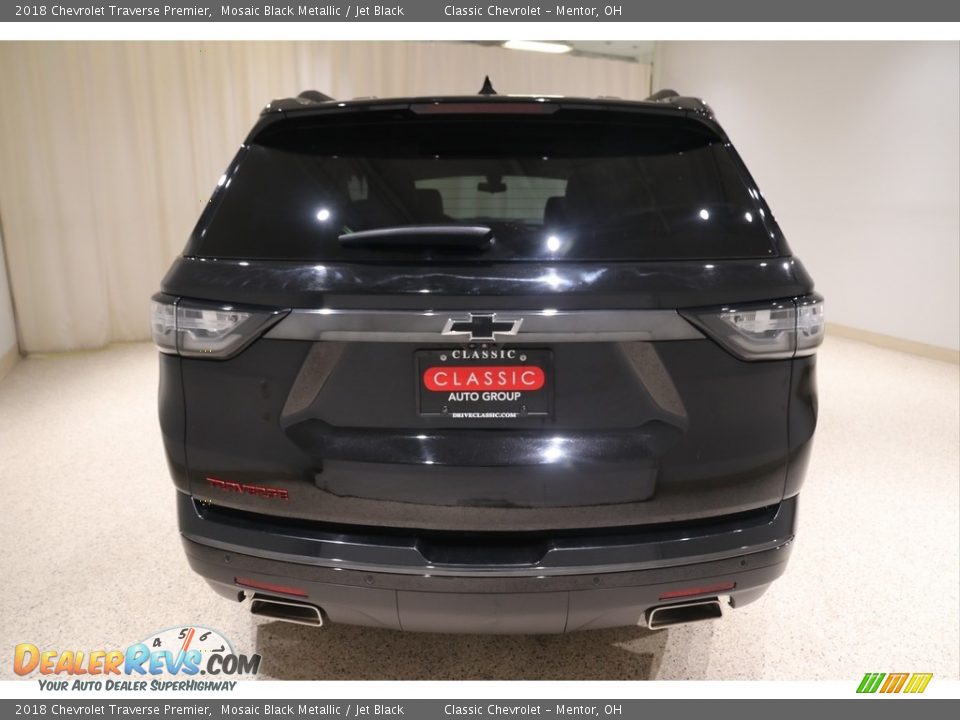 2018 Chevrolet Traverse Premier Mosaic Black Metallic / Jet Black Photo #4