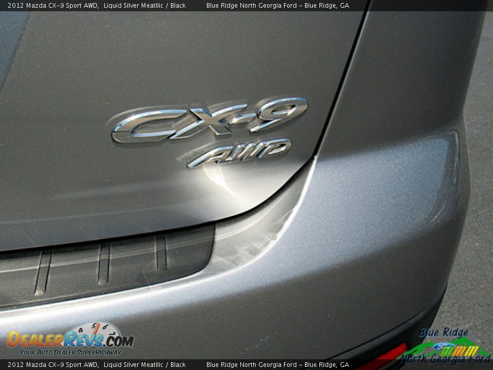 2012 Mazda CX-9 Sport AWD Liquid Silver Meatllic / Black Photo #34