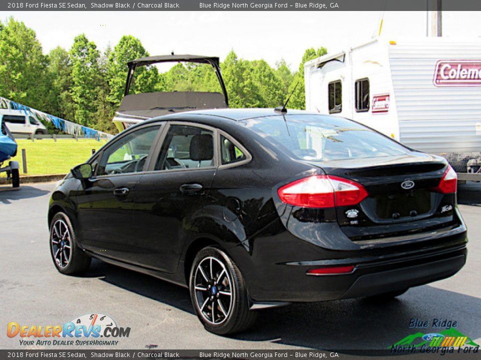 2018 Ford Fiesta SE Sedan Shadow Black / Charcoal Black Photo #3