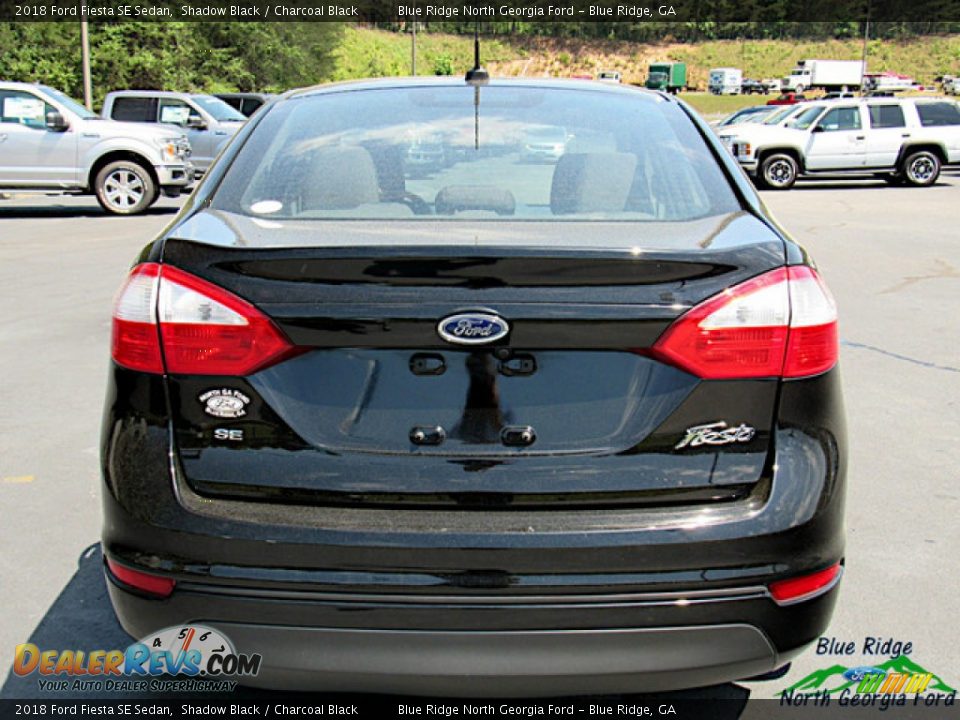 2018 Ford Fiesta SE Sedan Shadow Black / Charcoal Black Photo #4