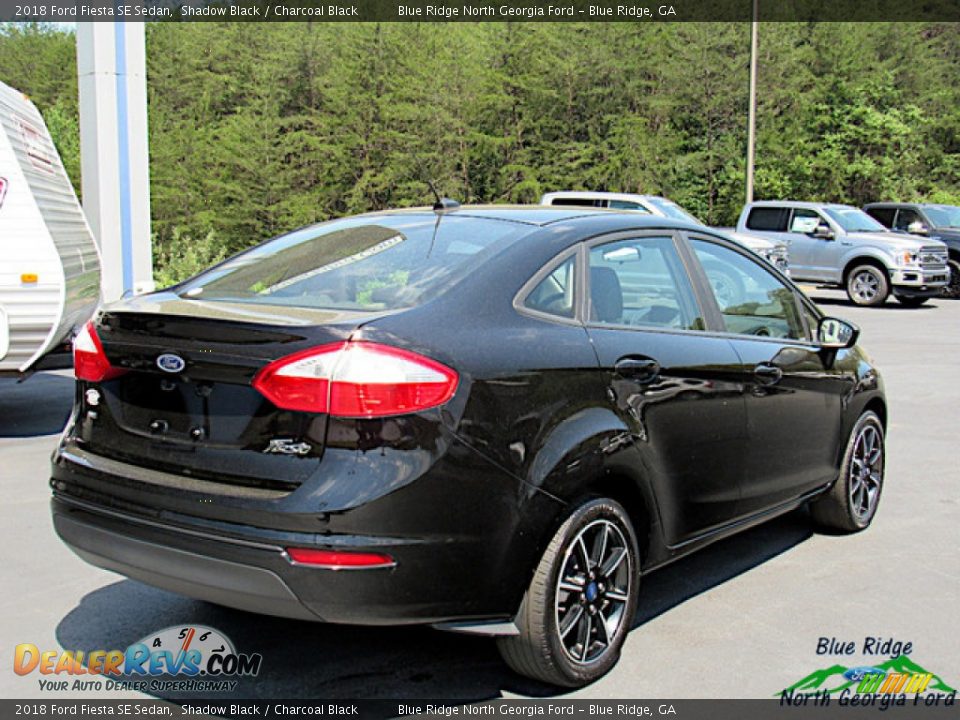 2018 Ford Fiesta SE Sedan Shadow Black / Charcoal Black Photo #5