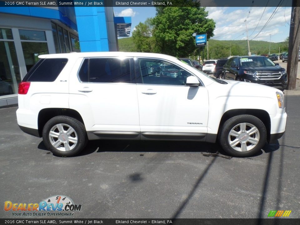 2016 GMC Terrain SLE AWD Summit White / Jet Black Photo #5