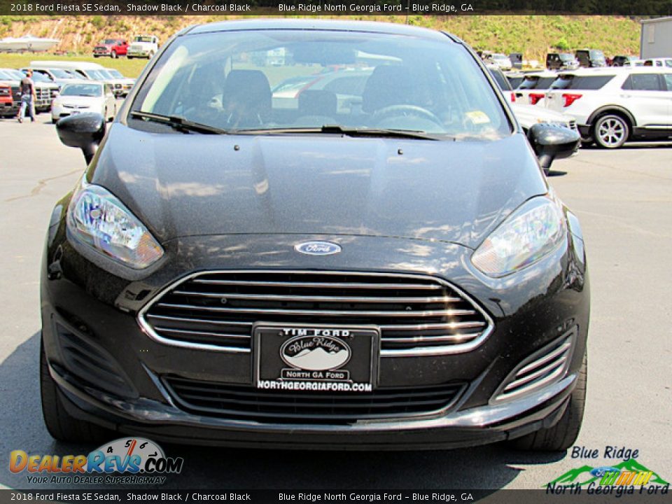 2018 Ford Fiesta SE Sedan Shadow Black / Charcoal Black Photo #8