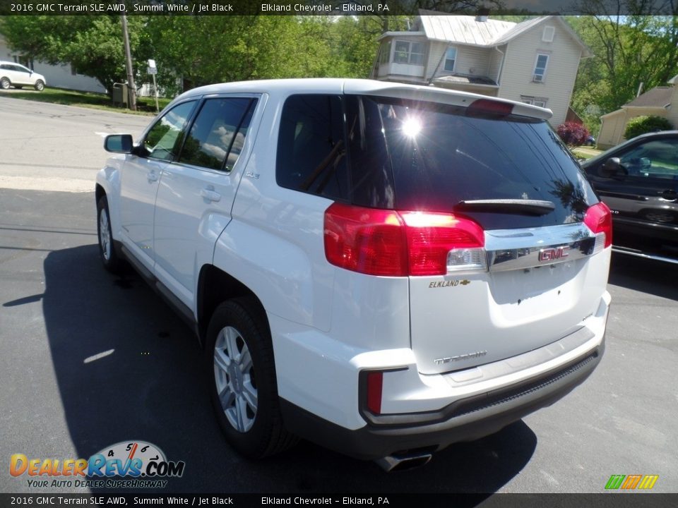 2016 GMC Terrain SLE AWD Summit White / Jet Black Photo #8