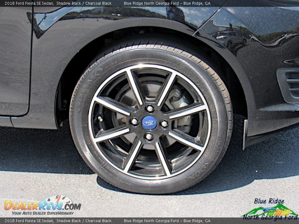 2018 Ford Fiesta SE Sedan Shadow Black / Charcoal Black Photo #9