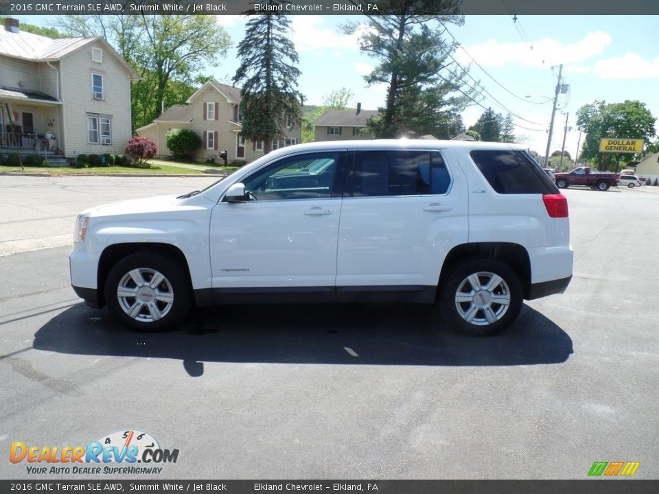 2016 GMC Terrain SLE AWD Summit White / Jet Black Photo #9